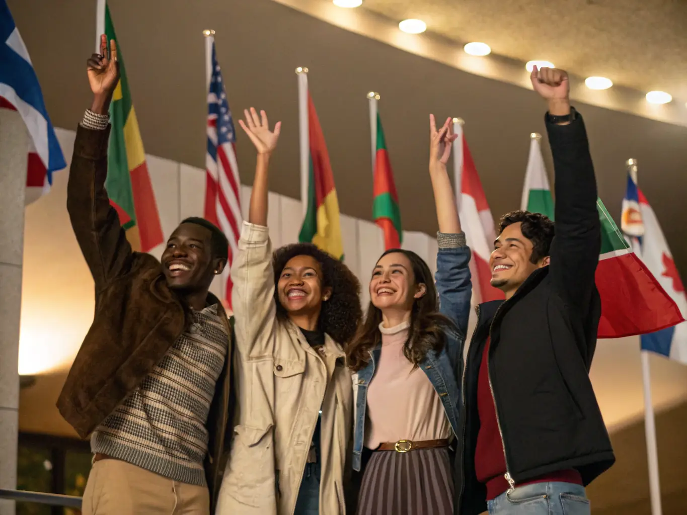 An image showing a diverse group of people celebrating a financial milestone, representing the empowerment provided by ZIDII LOANS.
